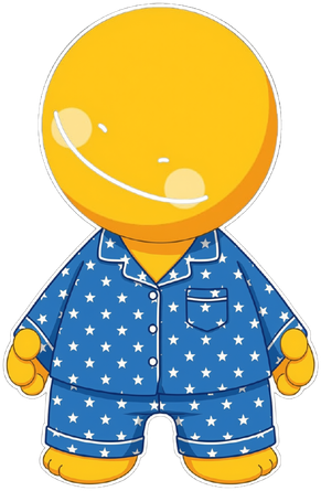 Yellito en pijama